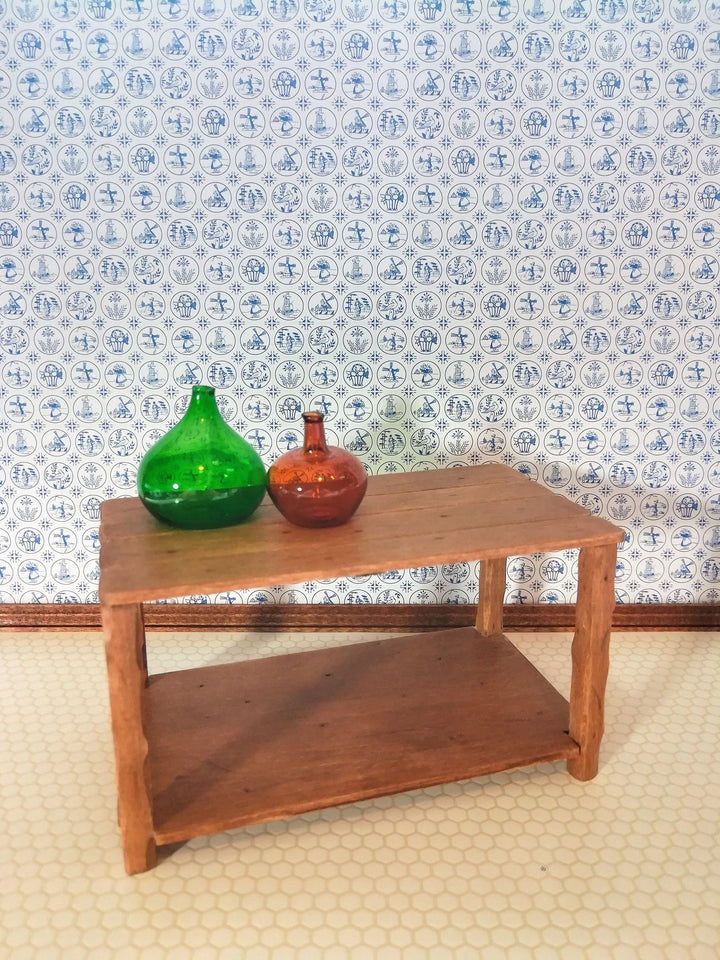 Dollhouse Wallpaper "Compact Dutch Tile" Delft Style Jackson's Miniatures Kitchen 1:12 Scale Blue & White
