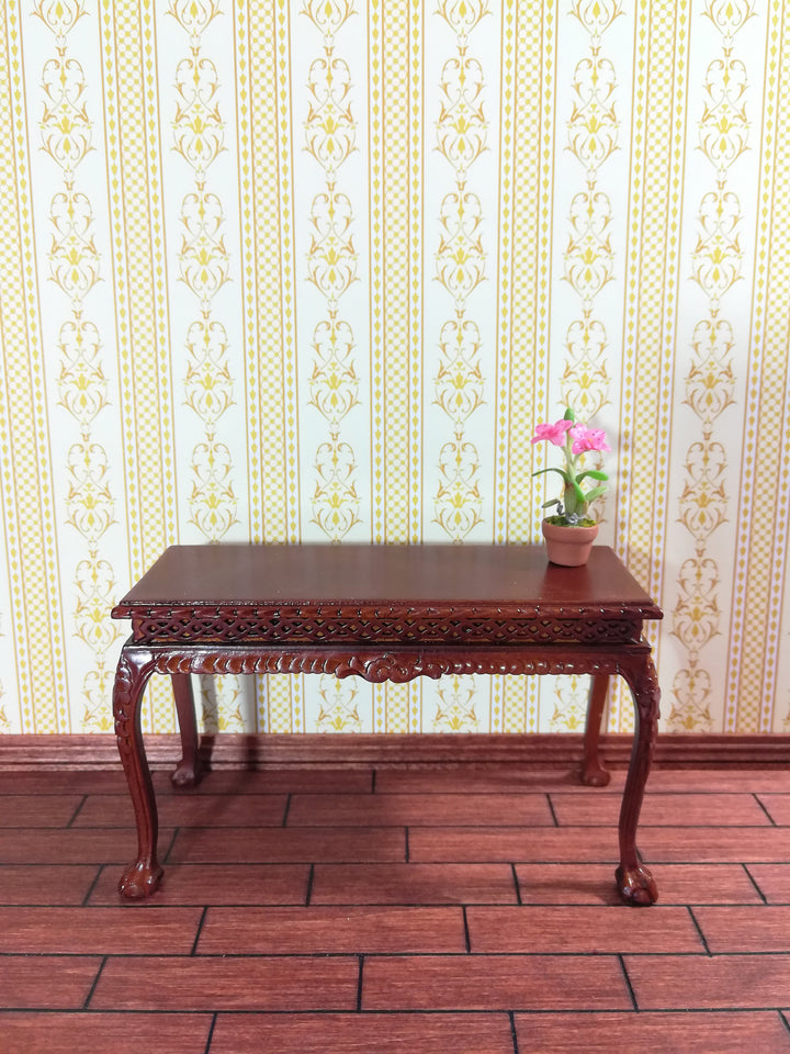 Dollhouse Miniature Wallpaper Brodnax Gold White Cream "Palais" 1:12 Scale