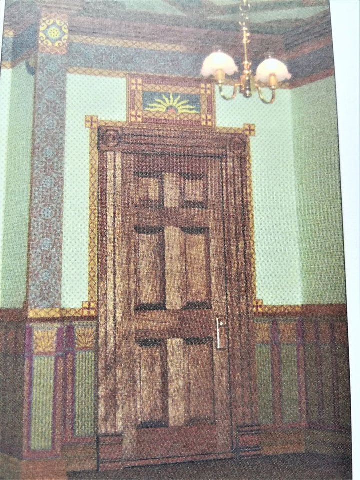 Dollhouse Wallpaper Miniature Brodnax Victorian Borders & Decoration 1:12 Scale