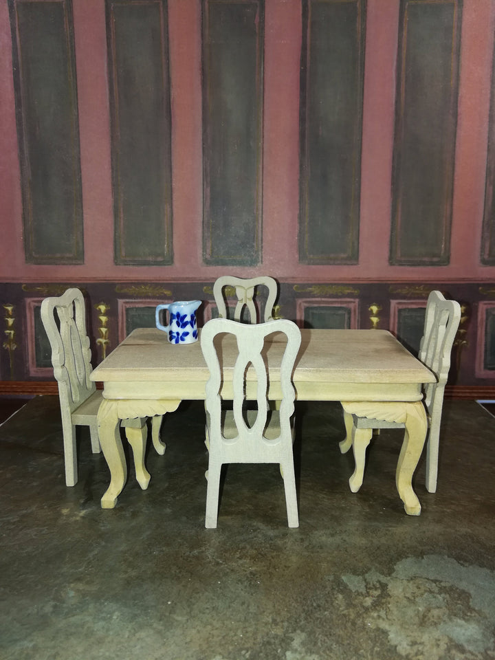 Dollhouse Wallpaper Mural History Etceiteria Wall Panels MiniGraphics 1:12 Scale