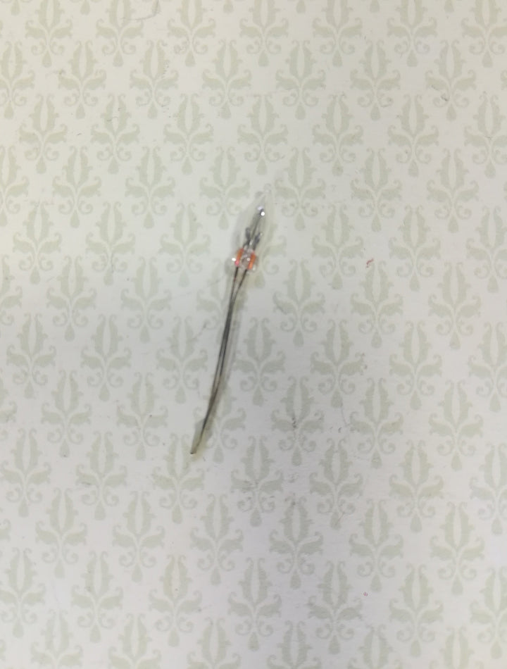 Dollhouse Bi-Pin Micro Flame Candle Bulbs 4 piece 1:12 Scale 12 Volt Houseworks