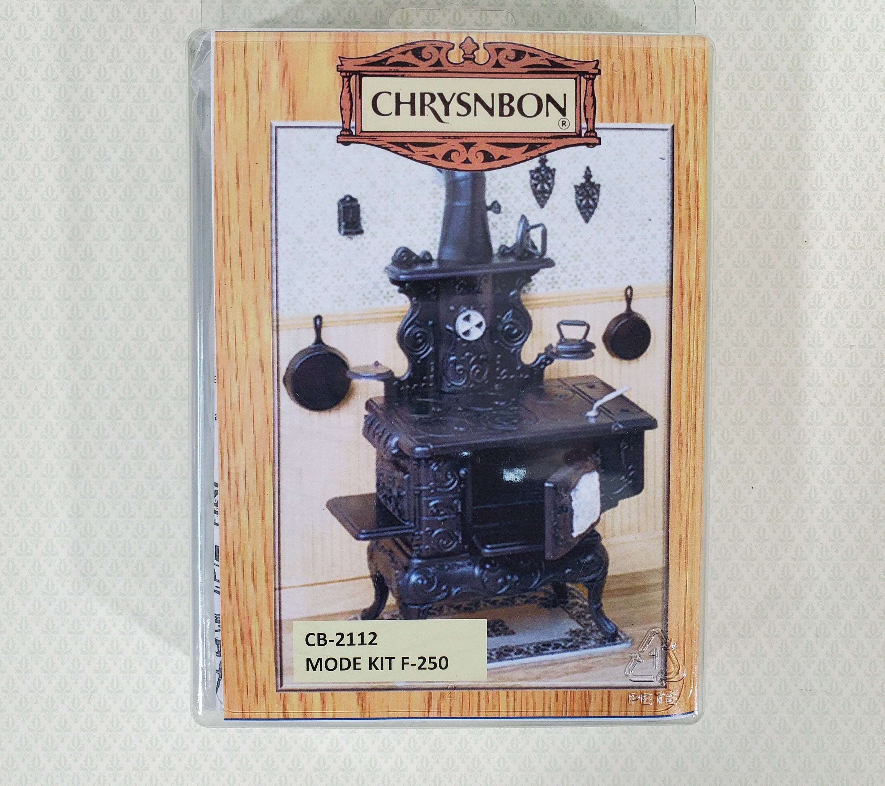 Dollhouse Chrysnbon Cooking Stove KIT Victorian Style Plastic 1:12