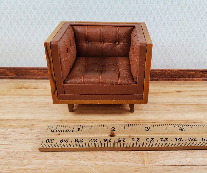 JBM Miniature Mid Century Modern Chair 1:12 Scale Dollhouse Furniture
