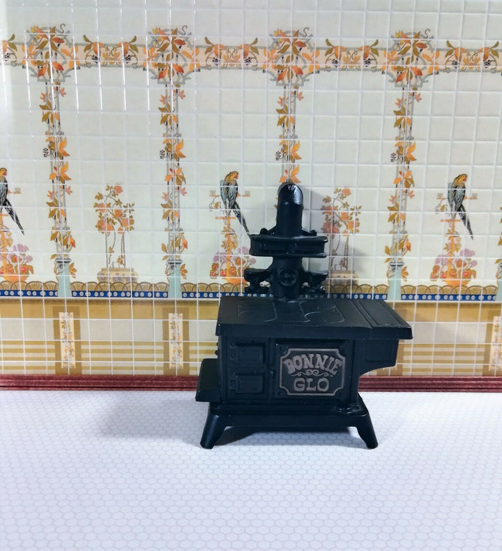 Dollhouse Miniature Yellow Parrot Wall Tiles Embossed 1:12 Scale by World Model