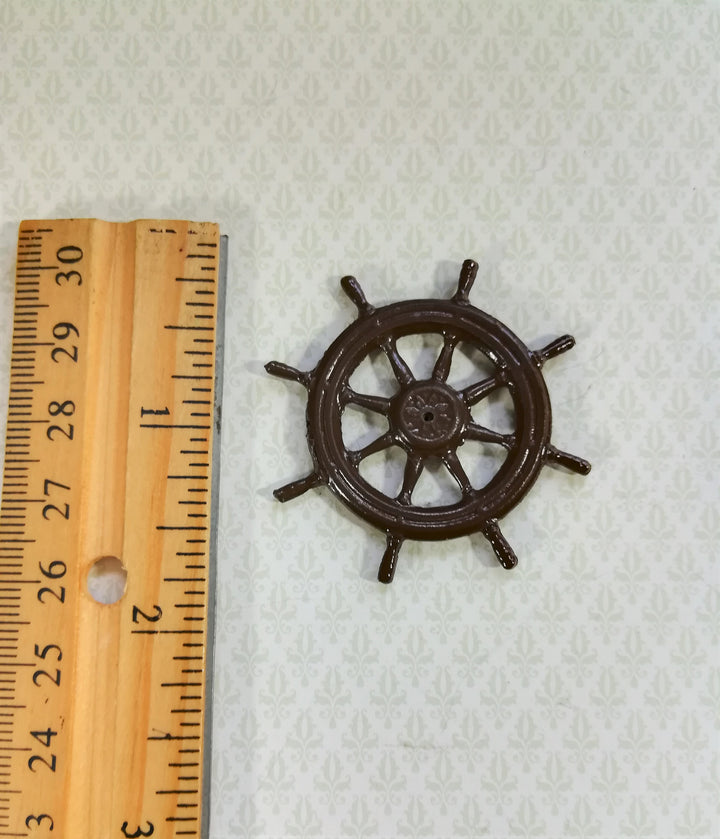 Dollhouse Miniature Wheel Ship or Boat Wall Decoration 1:12 Scale