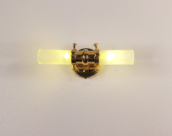 Dollhouse Battery Tube Light Wall Sconce Modern Miniature 1:12 Scale Houseworks - MiniatureCrush