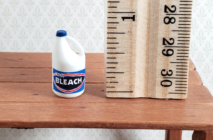 Dollhouse Bleach Bottle Jug 1:12 Scale Miniature Laundry Room Decor Accessory - Miniature Crush