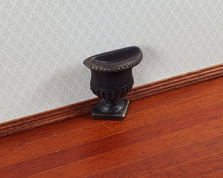 Dollhouse Flat Back Garden Urn Wall Planter 1:12 Scale Miniature Decor - Miniature Crush