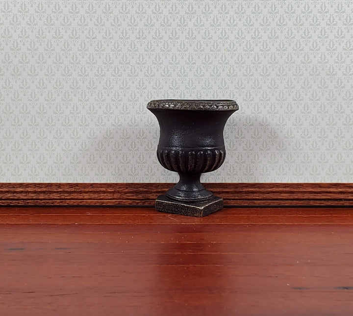 Dollhouse Flat Back Garden Urn Wall Planter 1:12 Scale Miniature Decor - Miniature Crush