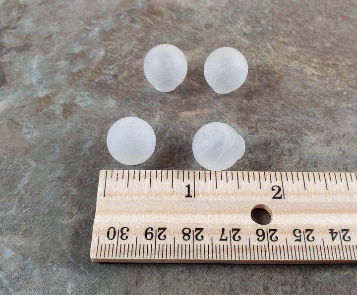 Dollhouse Frosted Glass Globes Shades 1:12 Scale Miniature DIY Lights MH686 - Miniature Crush