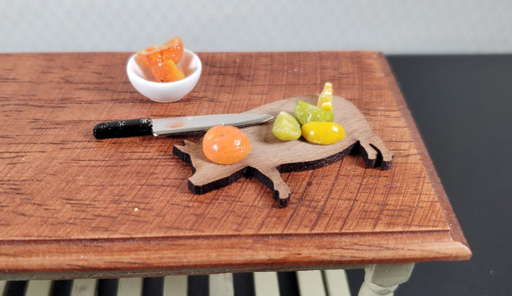 Dollhouse Lime Wedges 2 Pieces 1:12 Scale Miniature Food Handmade - MiniatureCrush