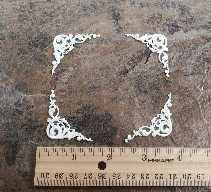 Dollhouse Miniature Architectural Ornament 4 Pieces Walls Ceilings Furniture #73 - Miniature Crush