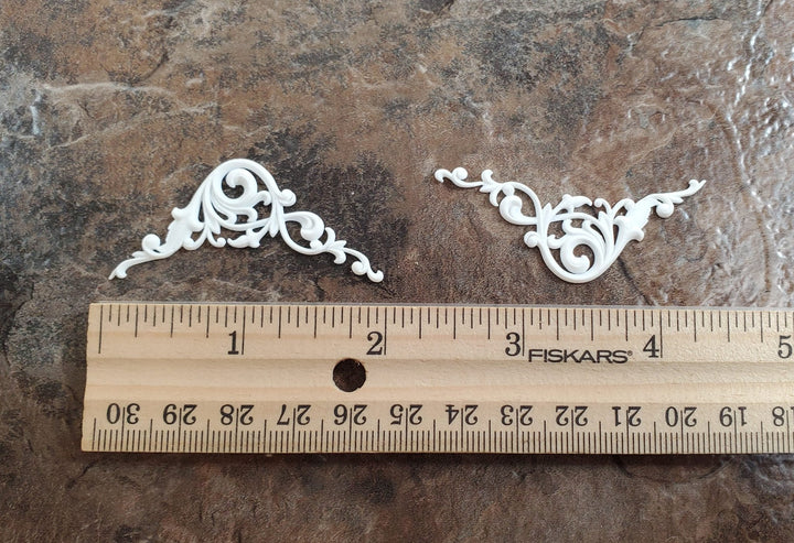 Dollhouse Miniature Architectural Ornament 4 Pieces Walls Ceilings Furniture #73 - Miniature Crush
