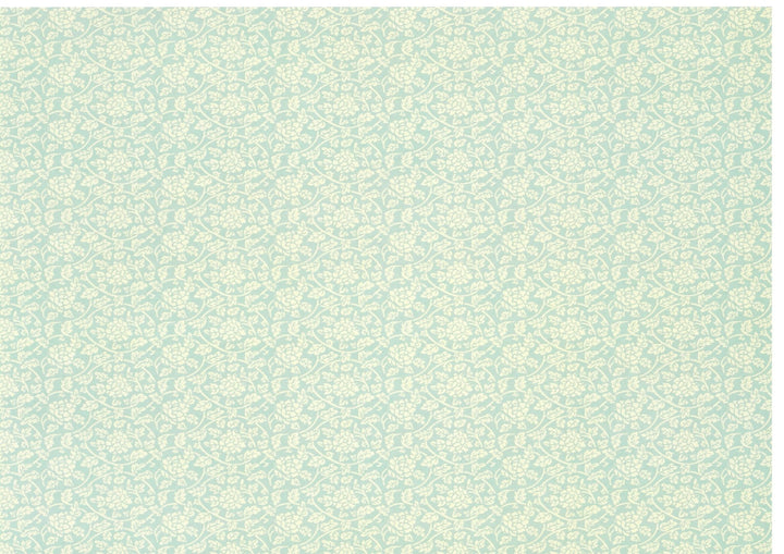 Dollhouse Miniature Wallpaper Pale Green & Cream "Tea Rose" Brodnax 1:12 Scale - Miniature Crush