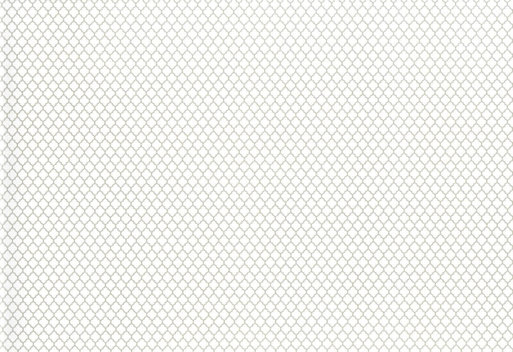Dollhouse Tile Wallpaper or Flooring Trellis White Gray 1:12 Scale Itsy Bitsy Miniature - Miniature Crush