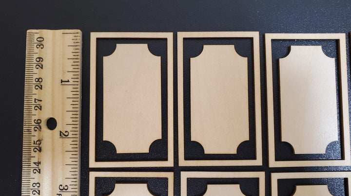 Dollhouse Wall Panels 2 Part 10 pieces 1:12 Scale DIY Miniatures Classic Style - MiniatureCrush
