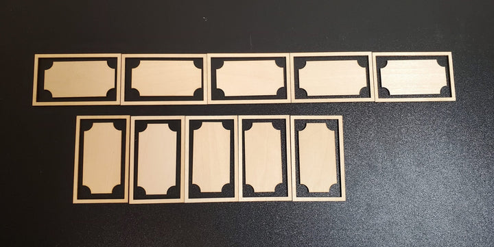 Dollhouse Wall Panels 2 Part 10 pieces 1:12 Scale DIY Miniatures Classic Style - MiniatureCrush