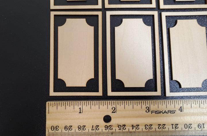 Dollhouse Wall Panels 2 Part 10 pieces 1:12 Scale DIY Miniatures Classic Style - MiniatureCrush