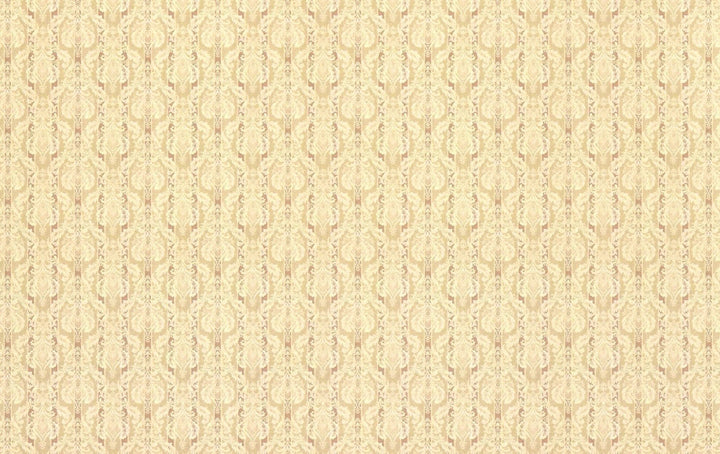 Dollhouse Wallpaper Beige Muted Maroon Victorian 1:12 Scale Miniature Itsy Bitsy - Miniature Crush