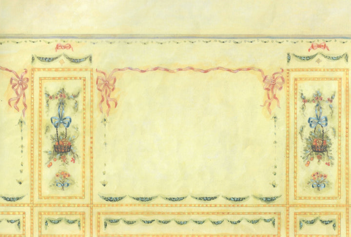 Dollhouse Wallpaper Fruit & Flowers Mural by Jackson's Miniatures 1:12 Scale Miniature - Miniature Crush