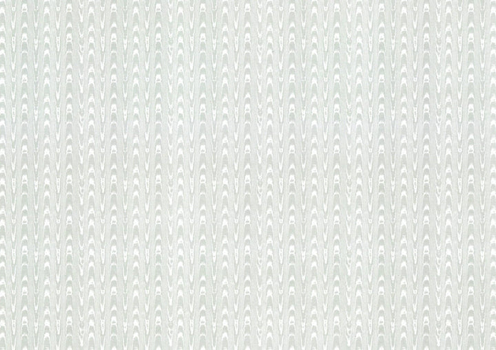 Dollhouse Wallpaper Silk Moire Gray on White 1:12 Scale Itsy Bitsy Miniatures - Miniature Crush
