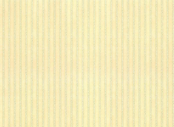 Dollhouse Wallpaper Stripes Green & Beige "Vine Stripe Green" 1:12 Scale Itsy Bitsy - Miniature Crush