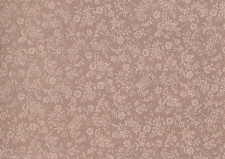 Dollhouse Wallpaper Beige Damask 3 Sheets MiniGraphics 1:12 Scale Miniature