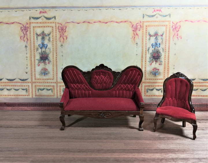 Dollhouse Wallpaper Fruit & Flowers Mural by Jackson's Miniatures 1:12 Scale Miniature