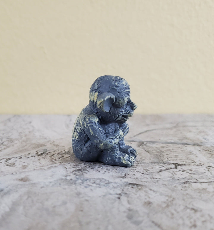 Dollhouse Sitting Gargoyle Goblin for Garden Large 1:12 Scale Miniature 1 1/4" Tall