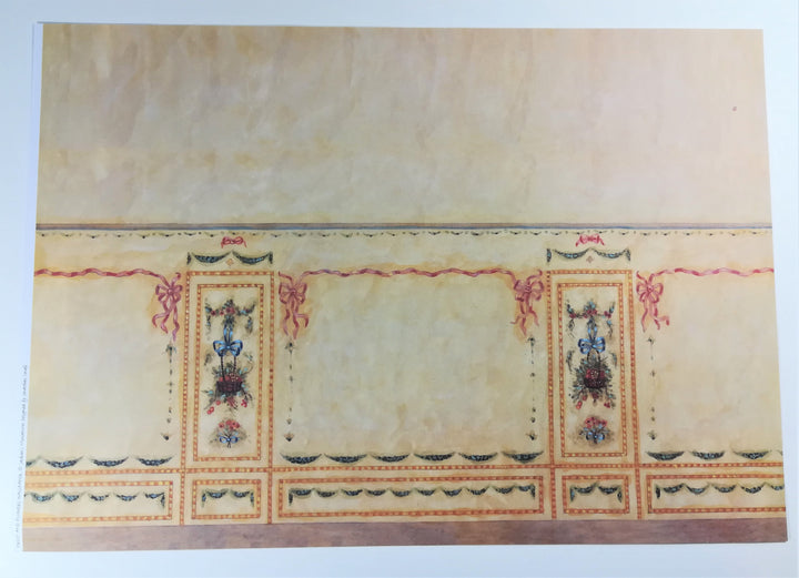 Dollhouse Wallpaper Fruit & Flowers Mural by Jackson's Miniatures 1:12 Scale Miniature