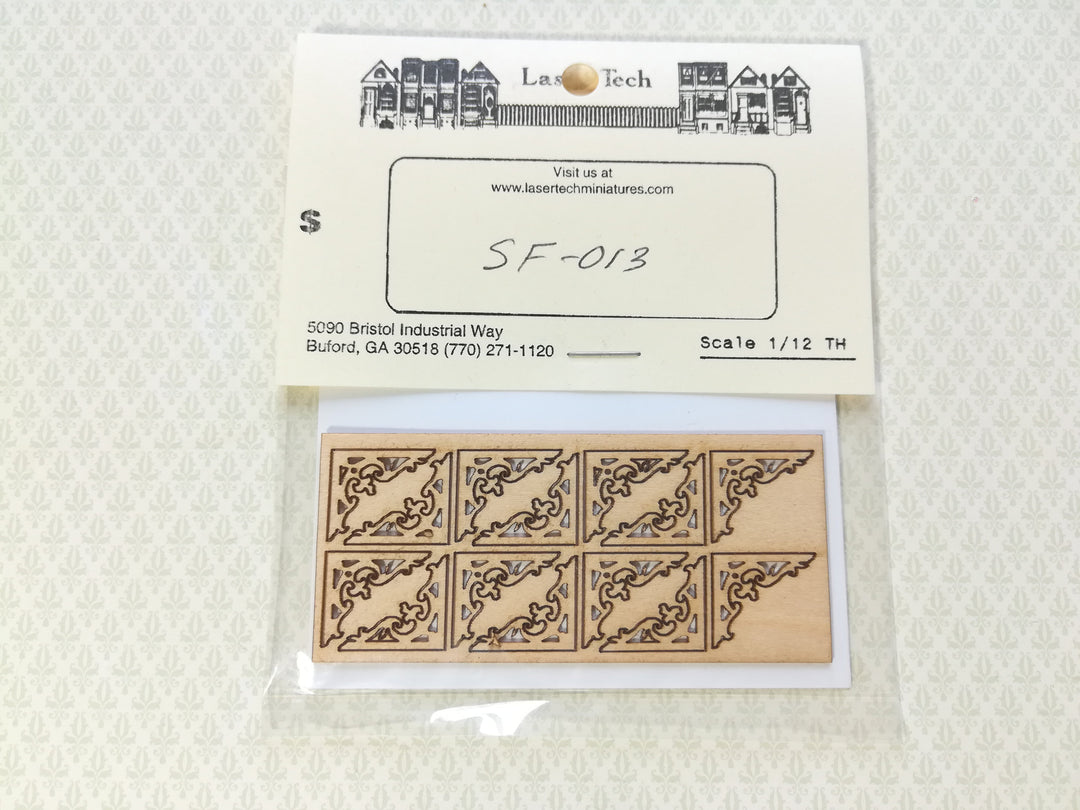 Dollhouse Miniature Stair Tread Trim Victorian Style 1:12 Scale Decoration