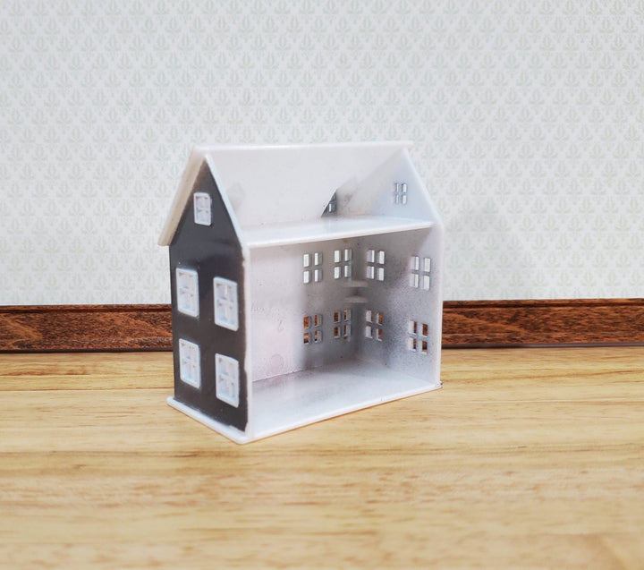 1:144 Scale Dollhouse Miniature Dolls House with Red Door Plastic - Miniature Crush