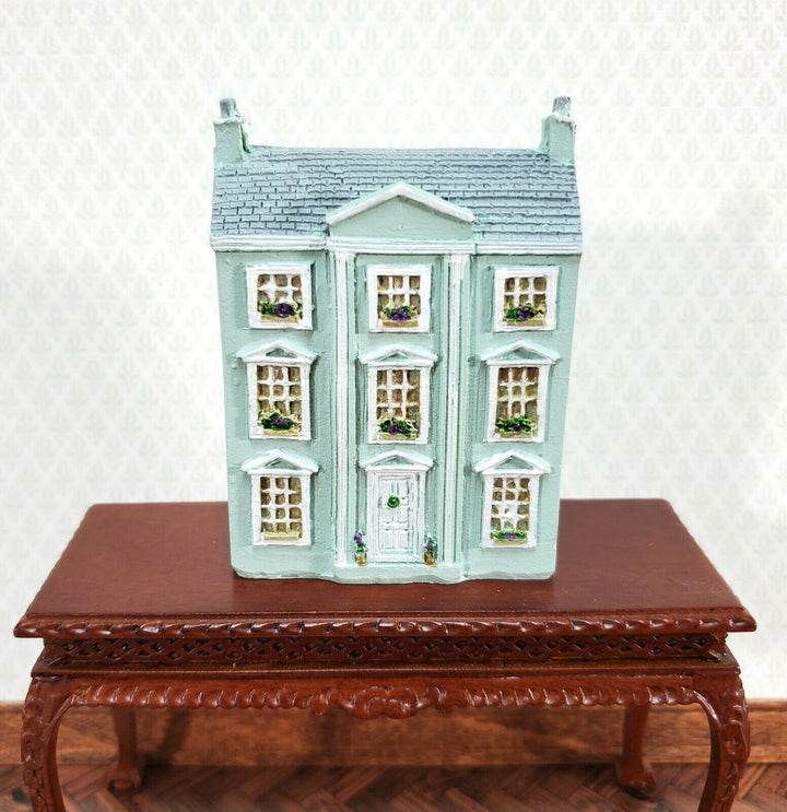 1:144 Scale Dollhouse Resin Miniature The Classical Dolls House Blue/Green - Miniature Crush