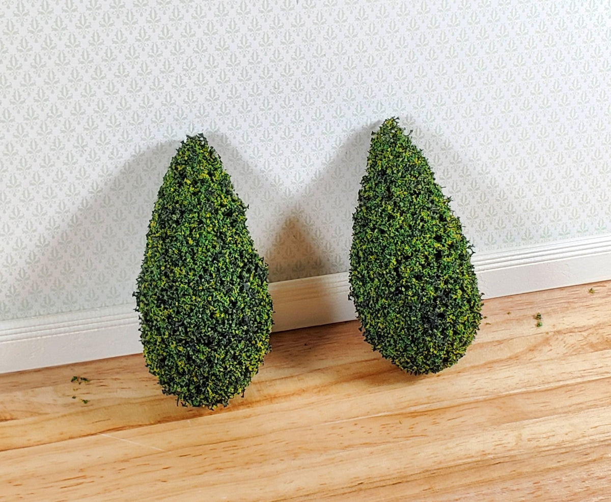 2 Model Scenery Shrubs Trees Bushes Green Dollhouses Scale Models Model