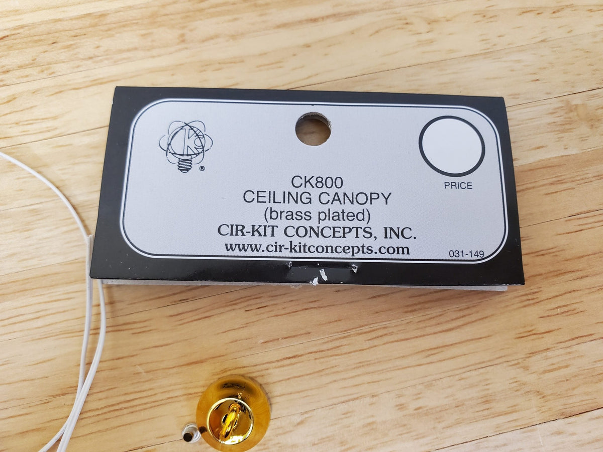 CirKit Ceiling Canopy Adaptor for Lights Chandeliers 112 Scale