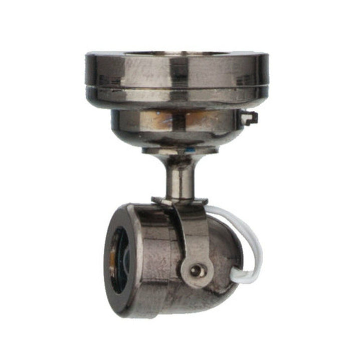 Dollhouse Battery Spot Light Black Chrome 1:12 Scale Miniature Modern Spotlight - Miniature Crush