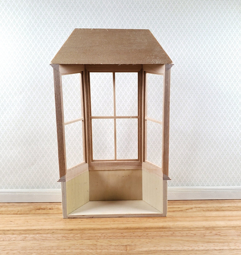 Dollhouse Bay Window Tall 1:12 Scale Miniature Floor to Ceiling DIY - Miniature Crush