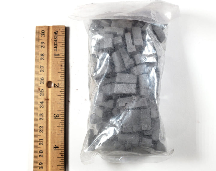Dollhouse Brick Corners Gray Bricks by Andi Mini Brick 1:12 Scale 125 Pieces - Miniature Crush