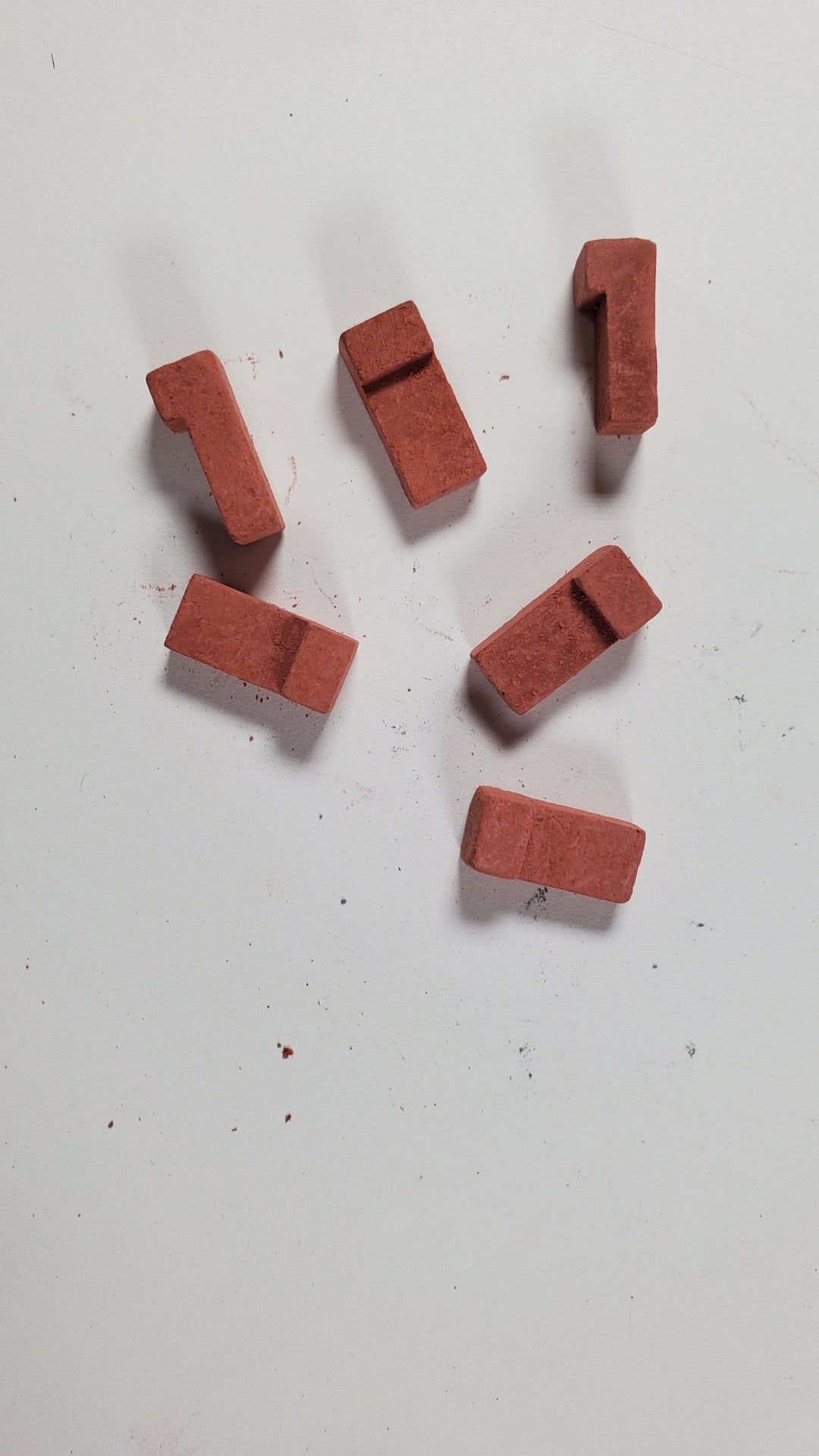 Dollhouse Brick Corners Red Brick Blend by Andi Mini Brick 1:12 Scale 125 Pieces - Miniature Crush