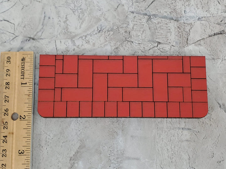 Dollhouse "Brick" Step Exterior Steps 1:12 Scale Miniature Alessio #551LG - Miniature Crush