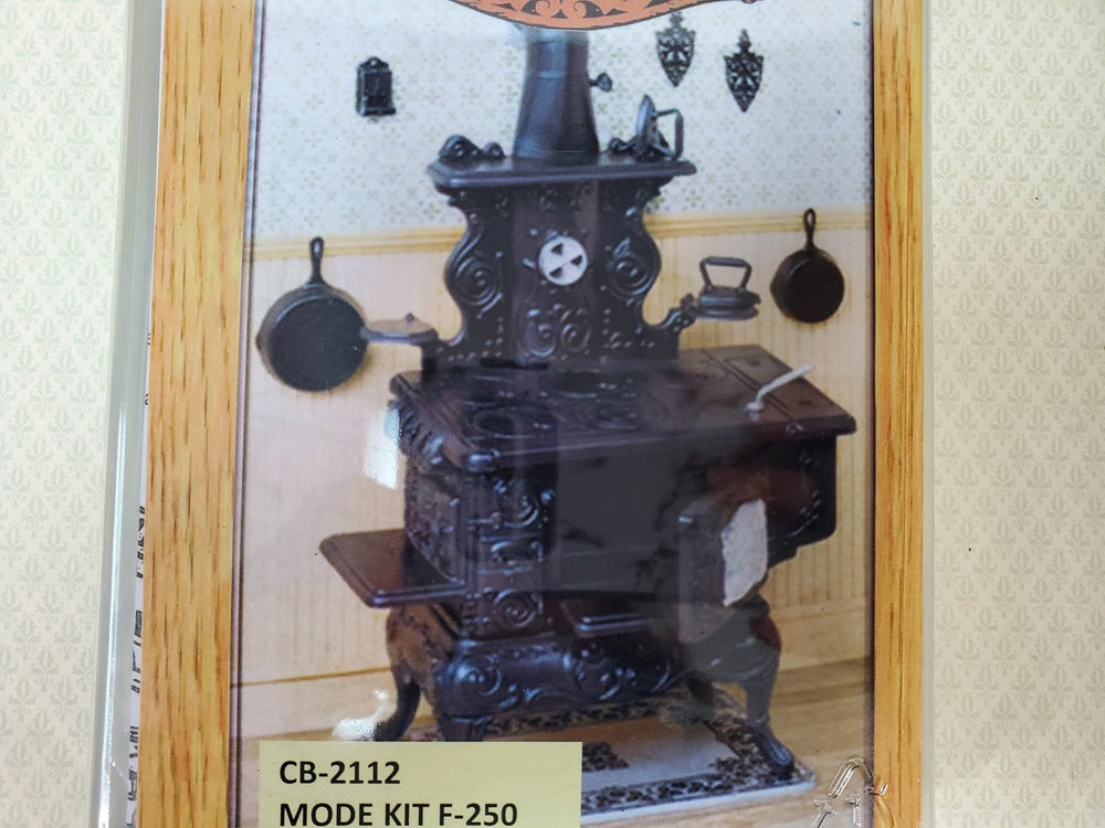 Dollhouse Chrysnbon Cooking Stove KIT Victorian Style Plastic 1:12 Scale Miniature - Miniature Crush