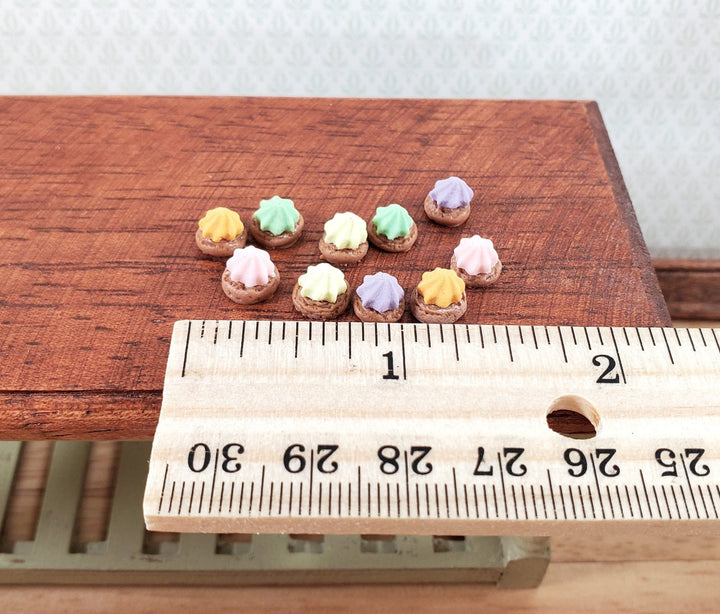 Dollhouse Cookies x10 Bagged Chocolate 1:12 Scale Miniature Food Dessert Bakery - Miniature Crush