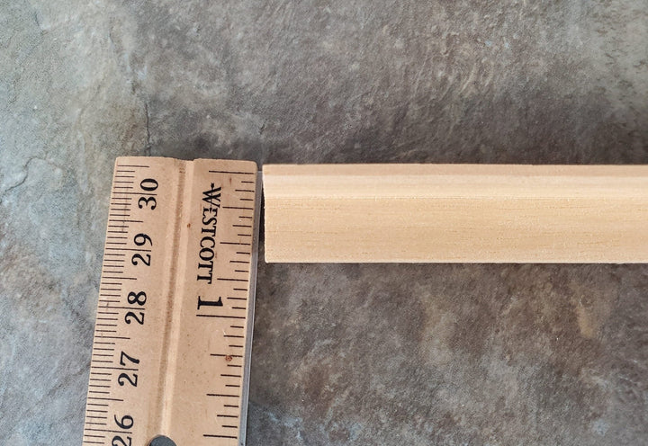 Dollhouse Corner Trim Molding 1/2" x 1/2" x 18" long Miniatures Houseworks 7046 - Miniature Crush