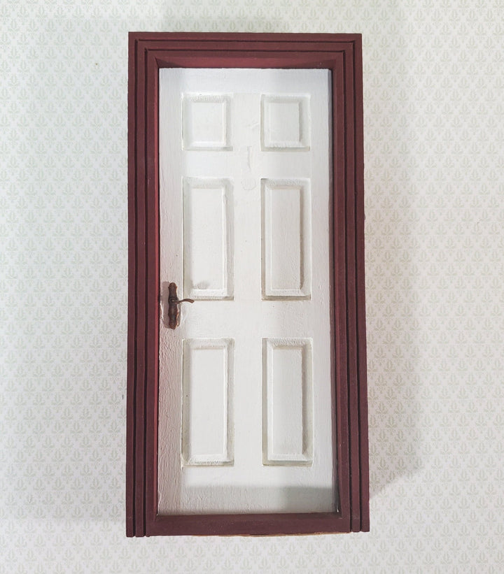 Dollhouse Door Handles Bronze x2 French Lever Style 1:12 Scale Miniatures CLA05580 - Miniature Crush