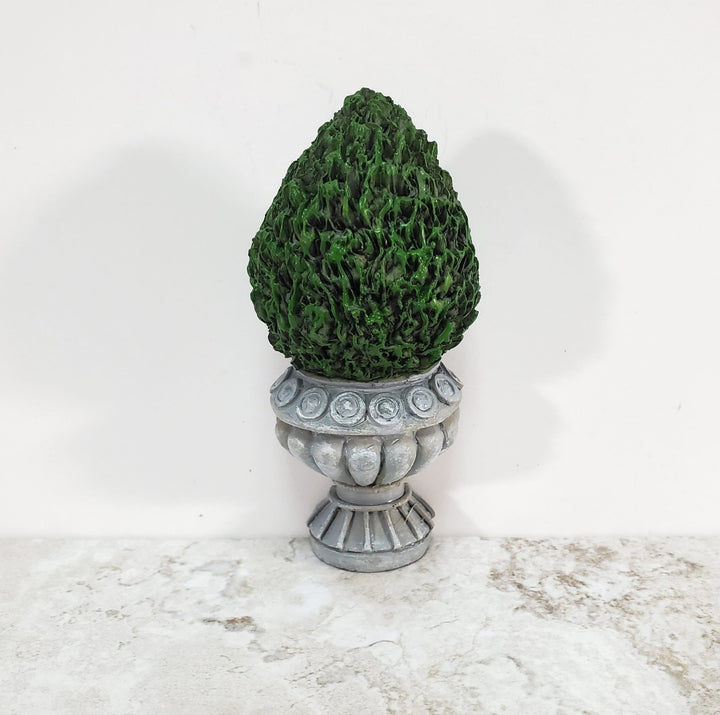 Dollhouse Flat Back Topiary Potted Bush 1:12 Scale Resin Miniature Garden - Miniature Crush