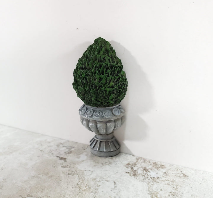 Dollhouse Flat Back Topiary Potted Bush 1:12 Scale Resin Miniature Garden - Miniature Crush