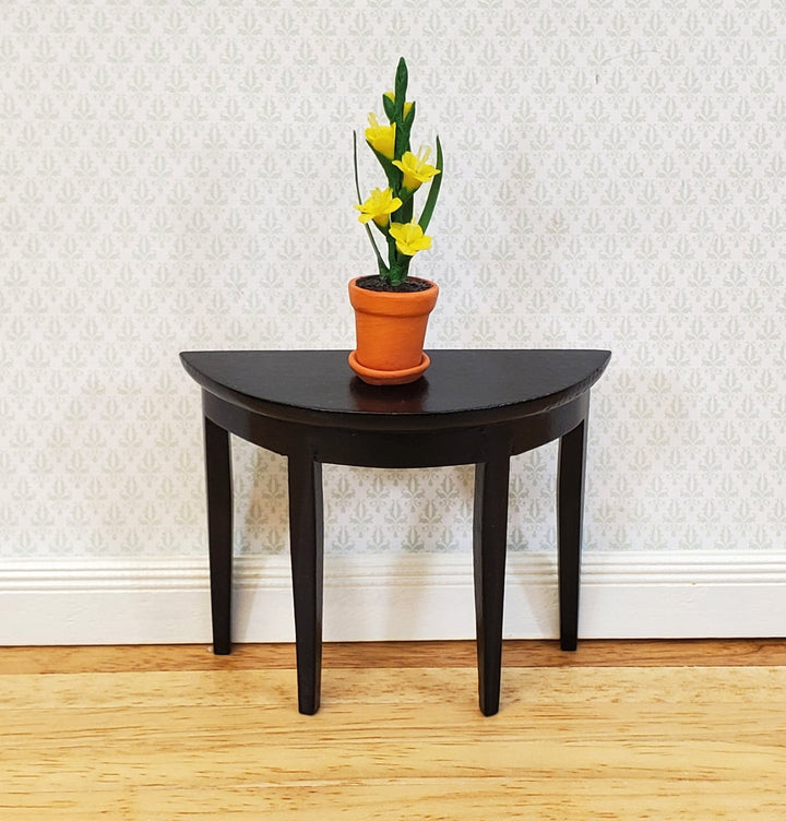 Dollhouse Gladiolus Flowers Yellow in Terra Cotta Planter Pot 1:12 Scale Garden by Falcon Miniatures - Miniature Crush