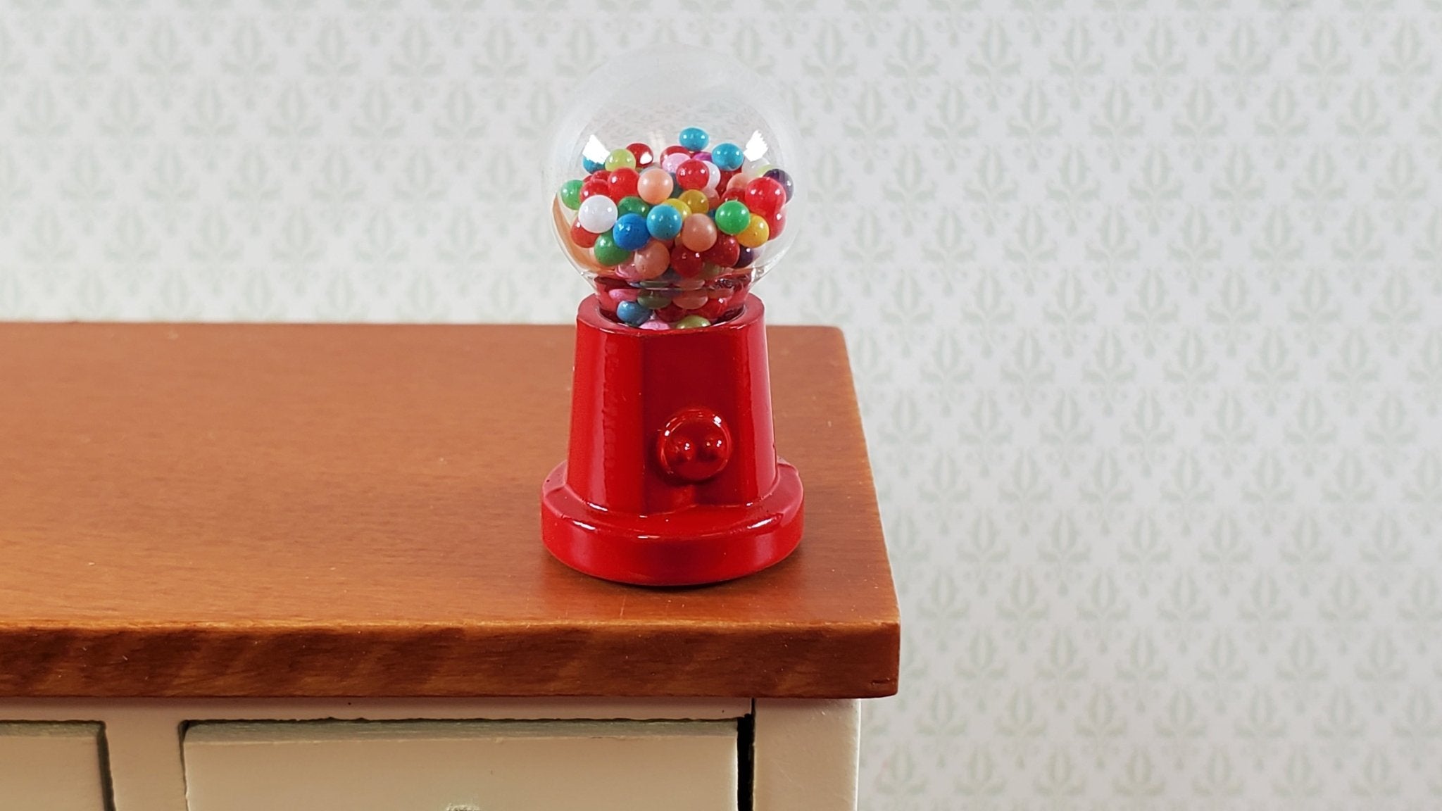 Dollhouse Gumball Machine Dispenser Counter Top Vending 1:12 Scale ...