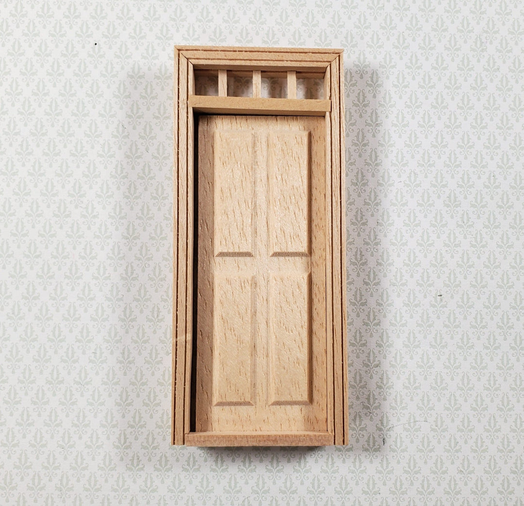 Dollhouse HALF SCALE 1:24 Exterior Door Wood HWH6001 Houseworks - Miniature Crush