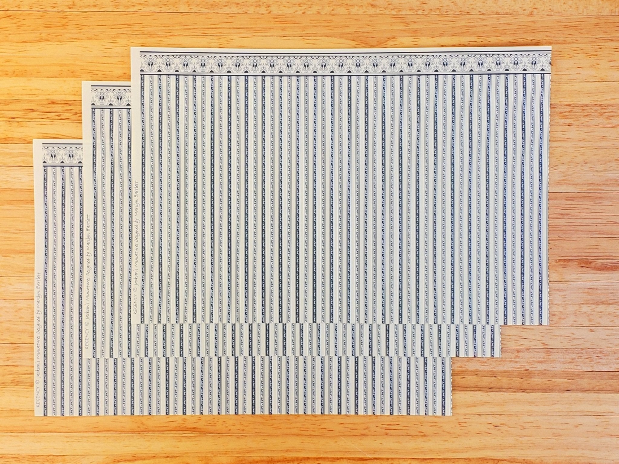 JACKSON MINIATURES 1 Scale Dollhouse Miniature - Floor Paper